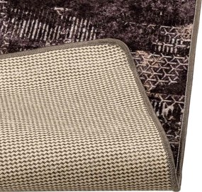 vidaXL Χαλί Runner MARSA Μαύρο 80 x 200 cm Πολυέστερ και PVC