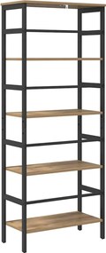 vidaXL Ράφι Βιβλίων Artisan Oak 60 x 29,5 x 149 εκ Επεξεργασμένο ξύλο