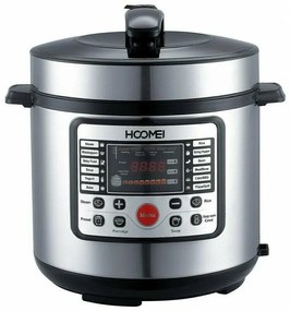 Hoomei HM-5322 Πολυμάγειρας 900W με Χωρητικότητα 5lt Ασημί