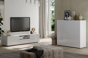 Έπιπλο Τηλεόρασης Ανθρακί Οξειδωμένο 121x43x57