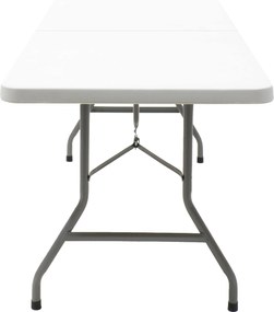 Τραπέζι catering Rodeo pakoworld πτυσσόμενο-βαλίτσα λευκό 183x76x74εκ