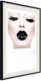 Αφίσα - Black Lipstick - 20x30 - Μαύρο - Με πασπαρτού