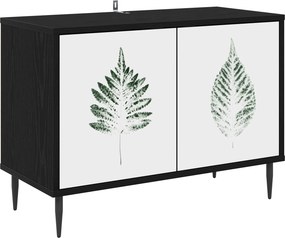 vidaXL Ντουλάπι TV HANAU 69 x 33 x 50,5 εκ. Μαύρη Δρυς