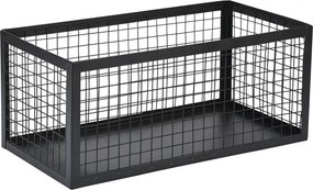 Καλάθι Αποθήκευσης (30x15.5x13) Estia Cage Μαύρο 02-27667