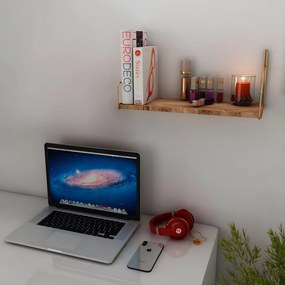 Wall Shelf Dekoratif Duvar Rafı Gold
Brown