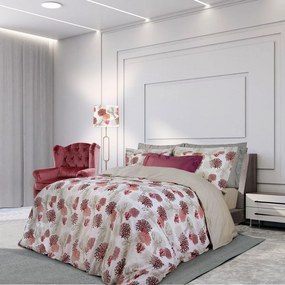 Παπλωματοθήκη 2120 (Σετ 2τμχ) Cream-Red Greenwich Polo Club Single 160x240cm 100% Βαμβάκι