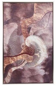 Κάδρο Black Theme 373-00-483 50x3x80cm Gold-Brown Κάθετοι Canvas