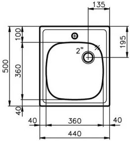 Νεροχύτης FOSTER 1000-44