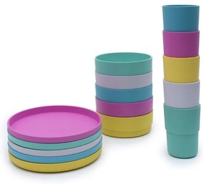 Παιδικό ποτήρι από φυτικές ίνες μπλε Bobo&amp;Boo