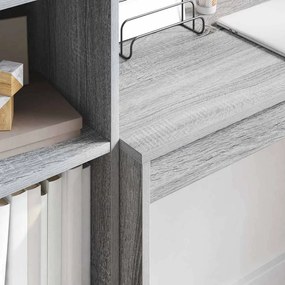 vidaXL Γραφείο Άλλο Γκρι sonoma 100 x 40 x 76 εκ. Επεξεργασμένο ξύλο