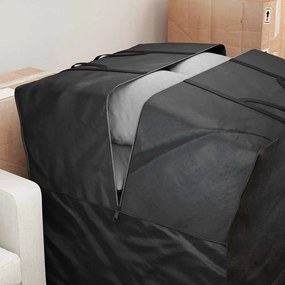 vidaXL Τσάντα Αποθήκευσης Υπαίθρου Μαύρο 80 x 80 x 60 εκ. Ύφασμα 210D
