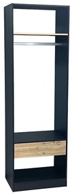 Liberta SYSTEM ΝΤΟΥΛΑΠΑ ΜΑΥΡΟ SONOMA 90x50xH180cm 90x50xH180cm 18-0026