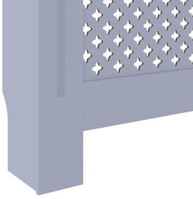 vidaXL Κάλυμμα Καλοριφέρ Γκρι 205 εκ. από MDF