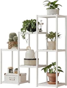 Διακοσμητική ραφιέρα δαπέδου με 7 ράφια - YH9628-2B - 114135 - White