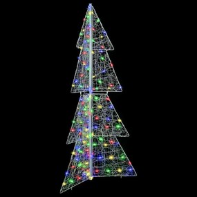 vidaXL Χριστουγεννιάτικο Δέντρο 160 LED Πολύχρωμο 150 cm Ακρυλικό
