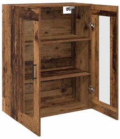 vidaXL Ντουλάπια Τοίχου 2 pcs Παλαιό ξύλο 69.5 x 34 x 90 εκ.
