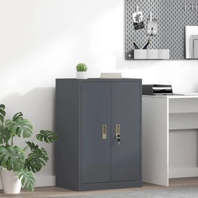 vidaXL Ντουλάπι αποθήκευσης Ανθρακί 60 x 40 x 90 cm Ατσάλι