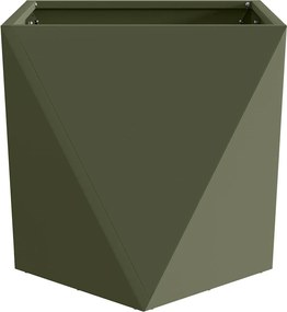 vidaXL Γλάστρα Ελιά Πράσινη 50 x 50 x 50 cm Ατσάλι