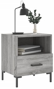 vidaXL Κομοδίνα 2 τεμ. Γκρι Sonoma 40 x 35 x 47,5 εκ. Επεξεργ. Ξύλο