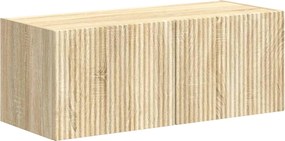 vidaXL Σετ επίπλου τηλεόρασης 4 pcs Δρύς Sonoma Επεξεργασμένο ξύλο