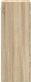 vidaXL Κρεμαστό ντουλάπι με αποθήκευση Δρύς Sonoma 30 x 29,5 x 80 εκ.