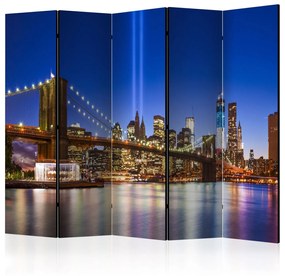 Διαχωριστικό με 5 τμήματα - Blue New York II [Room Dividers] 225x172