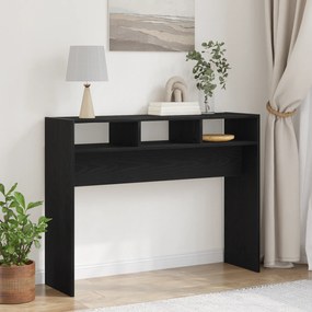 vidaXL Κονσόλα Μαύρη Δρυς 105x30x80 εκ. Φτιαγμένη από ξύλο
