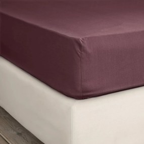 Σεντόνι Ημίδιπλο Επίπεδο (180x260) Nima Unicolors SS24 Μπορντώ