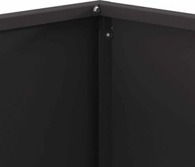vidaXL Φωτιά Μαύρο 60 x 60 x 40 cm Ατσάλι
