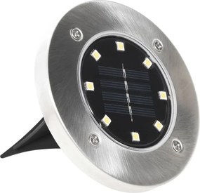 vidaXL Σποτ Ηλιακά Χωνευτά - Καρφωτά LED 8 τεμ. Πολύχρωμα