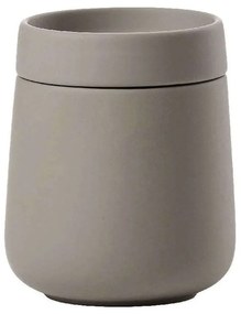 Δοχείο Αποθήκευσης Για Μπατονέτες Nova One 28189 8,4x10cm Taupe Zone Denmark Ceramic