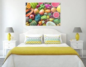 Εικόνα τροπικά φρούτα - 90x60