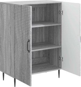 vidaXL Πλαϊνό γραφείο Γκρι Sonoma 66 x 34,5 x 89,5 εκ