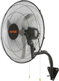 VEVOR Wall Fan Metal 49 cm Ventilation 3 Speeds
