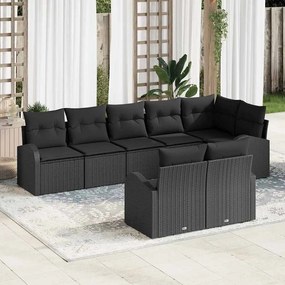vidaXL Σετ Καναπέ Κήπου 8 pcs συνθετικό ρατάν