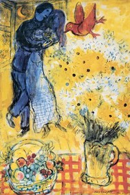 Αφίσα Chagall - Lovers & Flowers