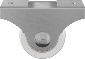 vidaXL Τροχίσκος 2 pcs Λευκό 42 x 11,5 x 29 mm Σίδερο