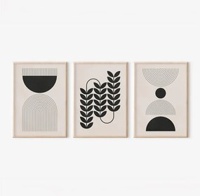 Πίνακας Vanta pakoworld τρίπτυχος με ψηφιακή εκτύπωση και πλαίσιο 33x1.5x48εκ