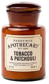 Κερί Σόγιας Αρωματικό Apothecary Tobacco And Patchouli 226gr Paddywax Κερί Σόγιας