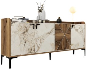 Intrahome ΜΠΟΥΦΕΣ ΜΕΛΑΜΙΝΗΣ ΚΑΡΥΔΙ ΚΑΙ ΕΦΕ ΛΕΥΚΟΥ ΜΑΡΜΑΡΟΥ 180x35x78Υεκ..02 intraho-1645819