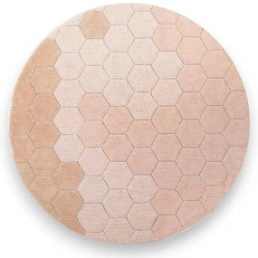 Στρογγυλό Χαλί All Season (Φ140) Lorena Canals Honeycomb Rose