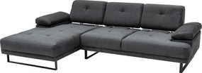 Corner Sofa Mustang Large Left - Anthracite Anthracite