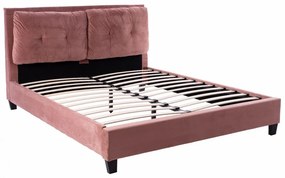 Κρεβάτι Billie HM551.12 170x225x107 Για Στρώμα 160Χ200 Apple Υπέρδιπλo Wood, Fabric
