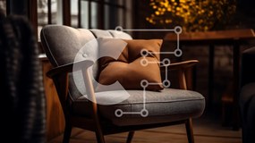 Intra Συλλεκτικό Ξύλινο Παζλ Plywood 4mm - Άνετη καρέκλα με θέα στην πόλη τη νύχτα Σε Ξύλινο Κουτί - Διαστάσεις Puzzle: 10x10 cm – 25 κομμάτια