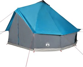 vidaXL Σκηνή Οικογενειακή Tipi 6 Ατόμων Αδιάβροχη Μπλε