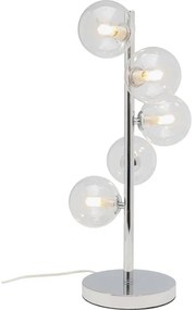 Φωτιστικό Επιτραπέζιο Scala Balls Γυαλί Ασημί 22*22*53.5εκ. - Ασημί