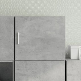 vidaXL Ντουλάπι Τοίχου Γκρι Σκυρ. 45x42,5x40 εκ. Επεξεργασμένο Ξύλο