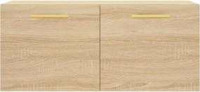 vidaXL Ντουλάπι Τοίχου Sonoma Δρυς 80x36,5x35 εκ. Επεξεργασμένο Ξύλο