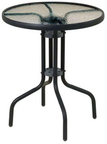 Τραπέζι 21070-70 Φ70x70cm Black