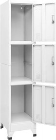 vidaXL Φοριαμός 38 x 45 x 180 εκ. με 3 Τμήματα